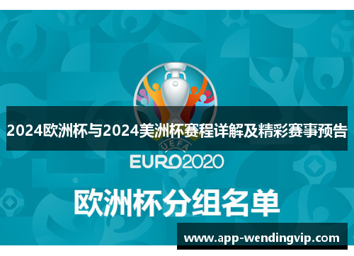 2024欧洲杯与2024美洲杯赛程详解及精彩赛事预告